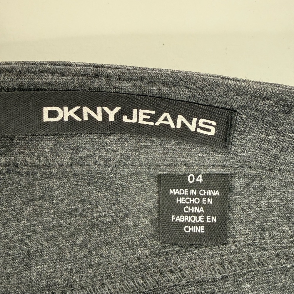 DKNY Charcoal Grey Slim Fit Legging Pants size 4 - Picture 12 of 15